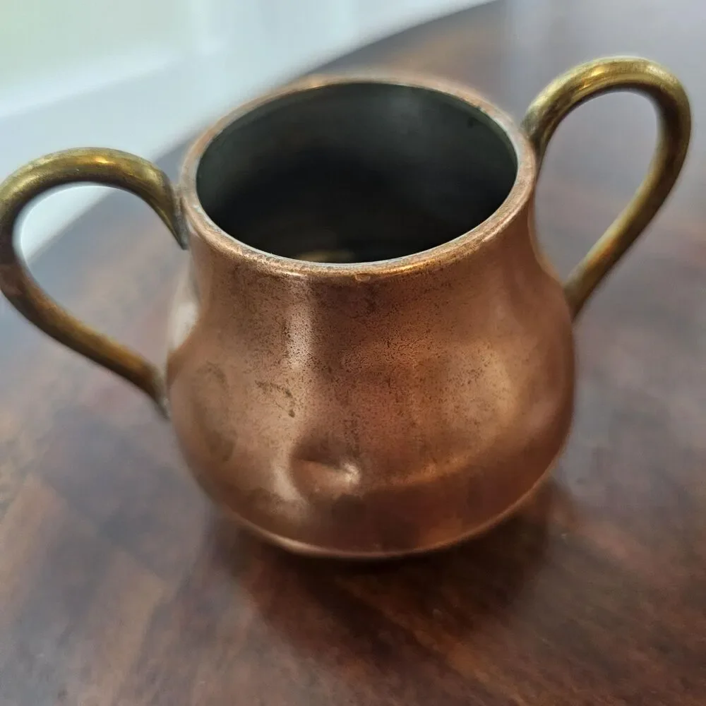 Vintage 1950s/60s Copper & Brass Vessel – Made in Japan